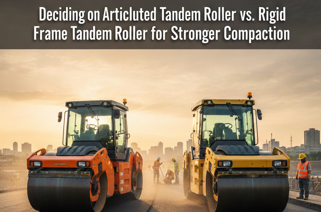 Which One Should You Go For Articulated Tandem Roller or Rigid Frame Tandem Roller