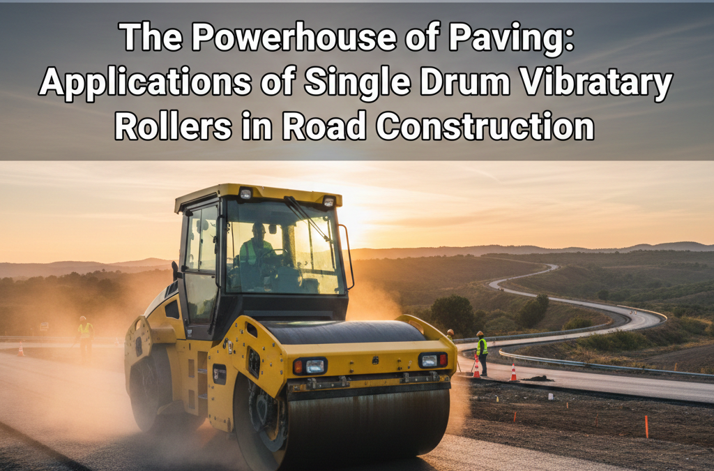 Applications​‍​‌‍​‍‌​‍​‌‍​‍‌ of Single Drum Vibratory Rollers in Road Construction