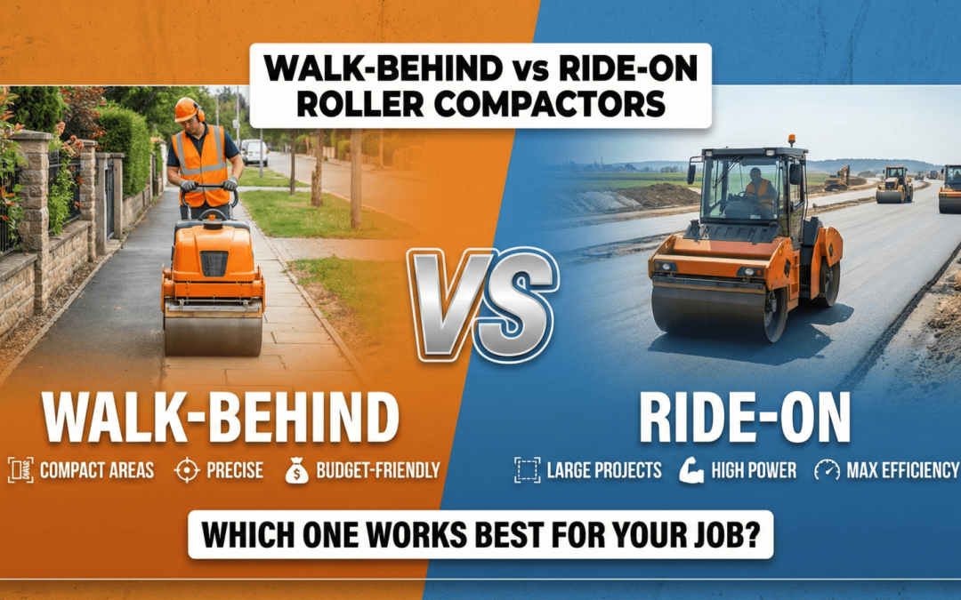 Walk-Behind​‍​‌‍​‍‌​‍​‌‍​‍‌ vs Ride-On Roller Compactors: Which One Works Best For Your Job?
