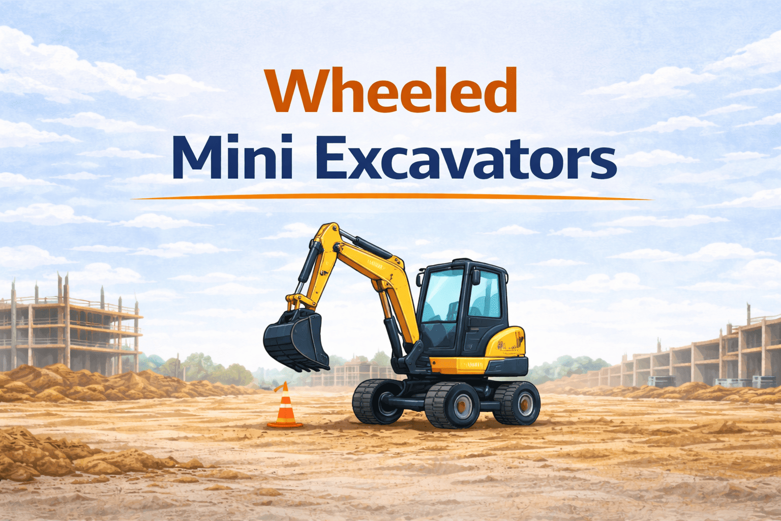 Wheeled Mini Excavators - Machinery.directory Wheeled Mini Excavators
