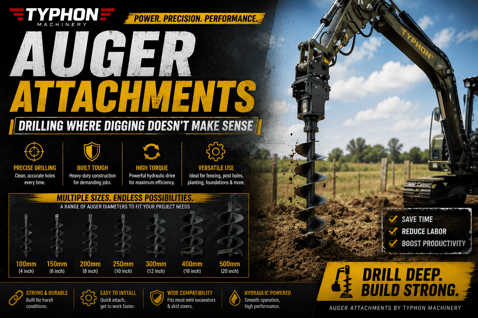 Auger Attachments - Machinery.directory Auger Attachments